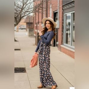 Long Sleeve Floral Dress